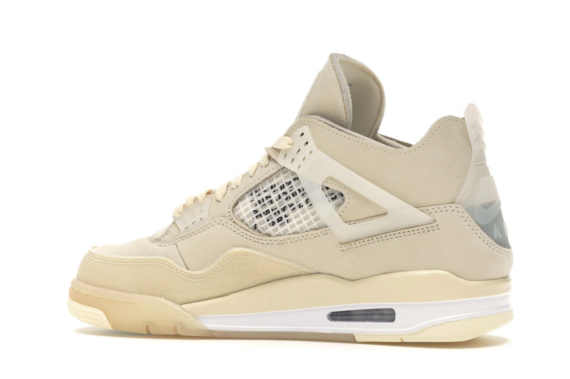 Vue 21 de Jordan 4 Retro Off-White Sail 