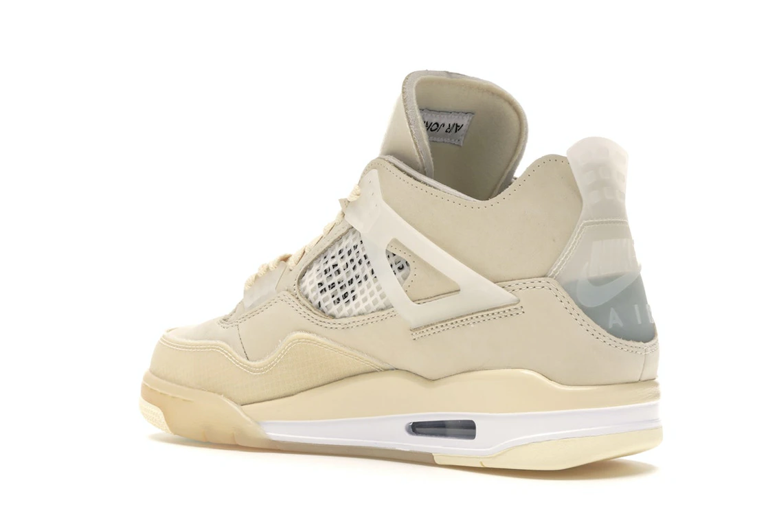 Vue 23 de Jordan 4 Retro Off-White Sail 