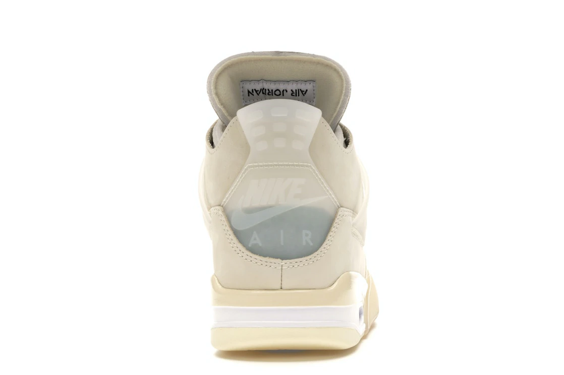 Vue 28 de Jordan 4 Retro Off-White Sail 