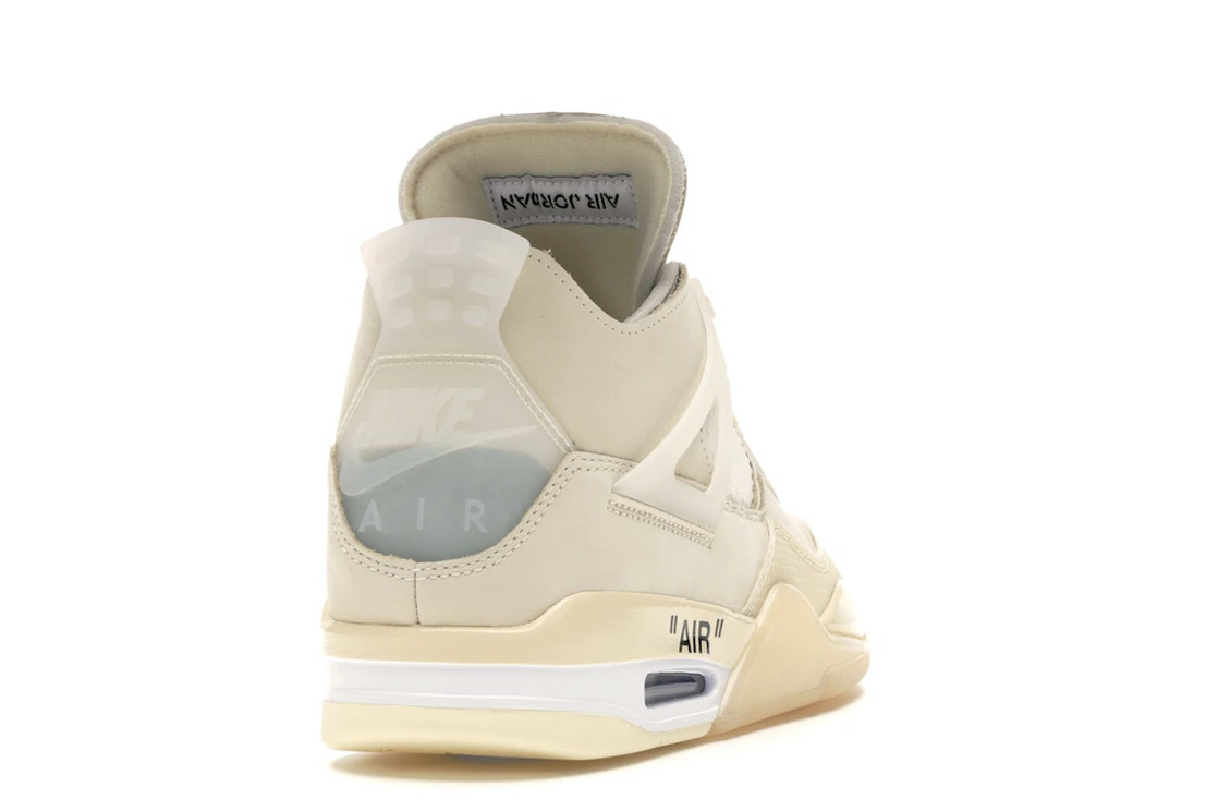 Vue 30 de Jordan 4 Retro Off-White Sail 