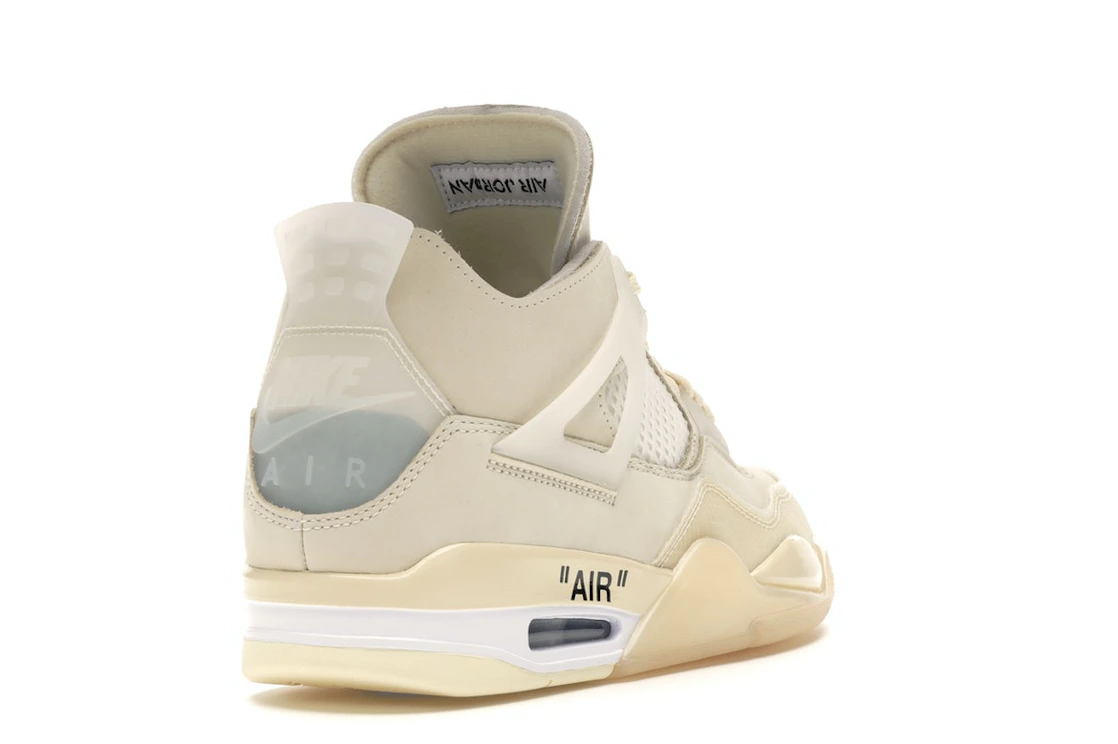 Vue 31 de Jordan 4 Retro Off-White Sail 