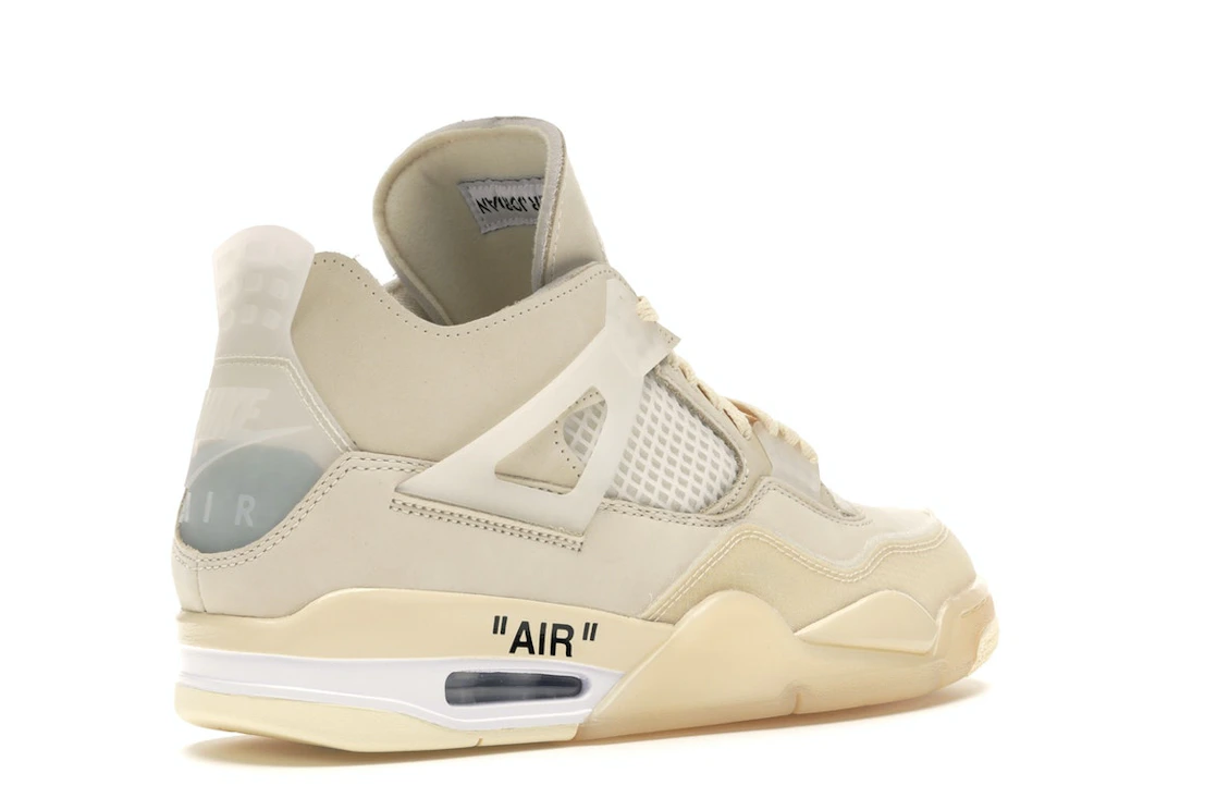 Vue 33 de Jordan 4 Retro Off-White Sail 
