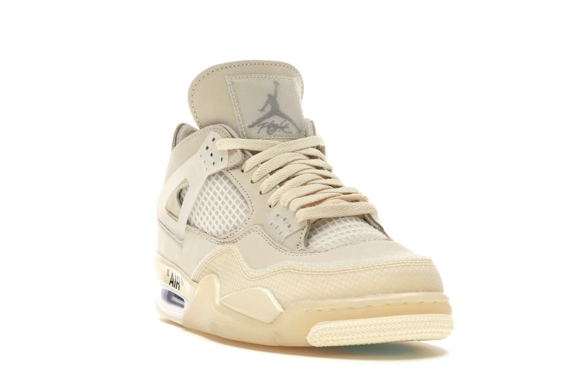 Vue 7 de Jordan 4 Retro Off-White Sail 