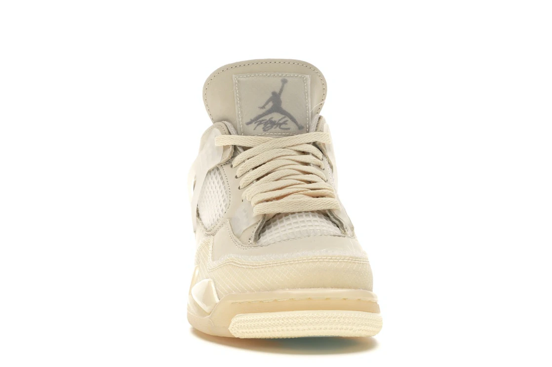 Vue 9 de Jordan 4 Retro Off-White Sail 