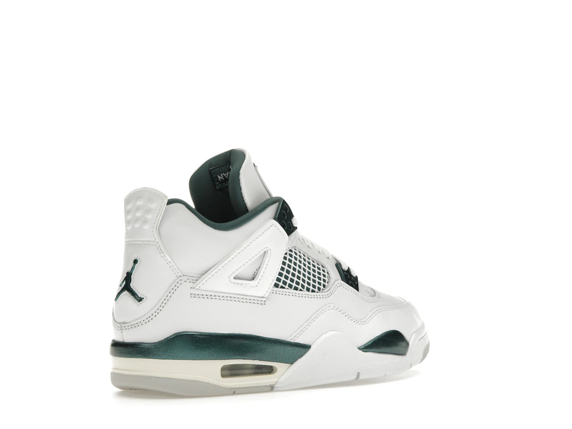 Vue 33 de Jordan 4 Retro Oxidized Green (GS)
