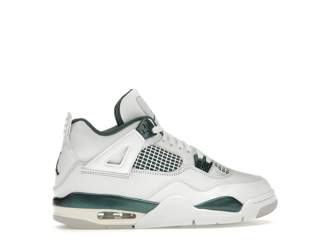 Vue 36 de Jordan 4 Retro Oxidized Green (GS)