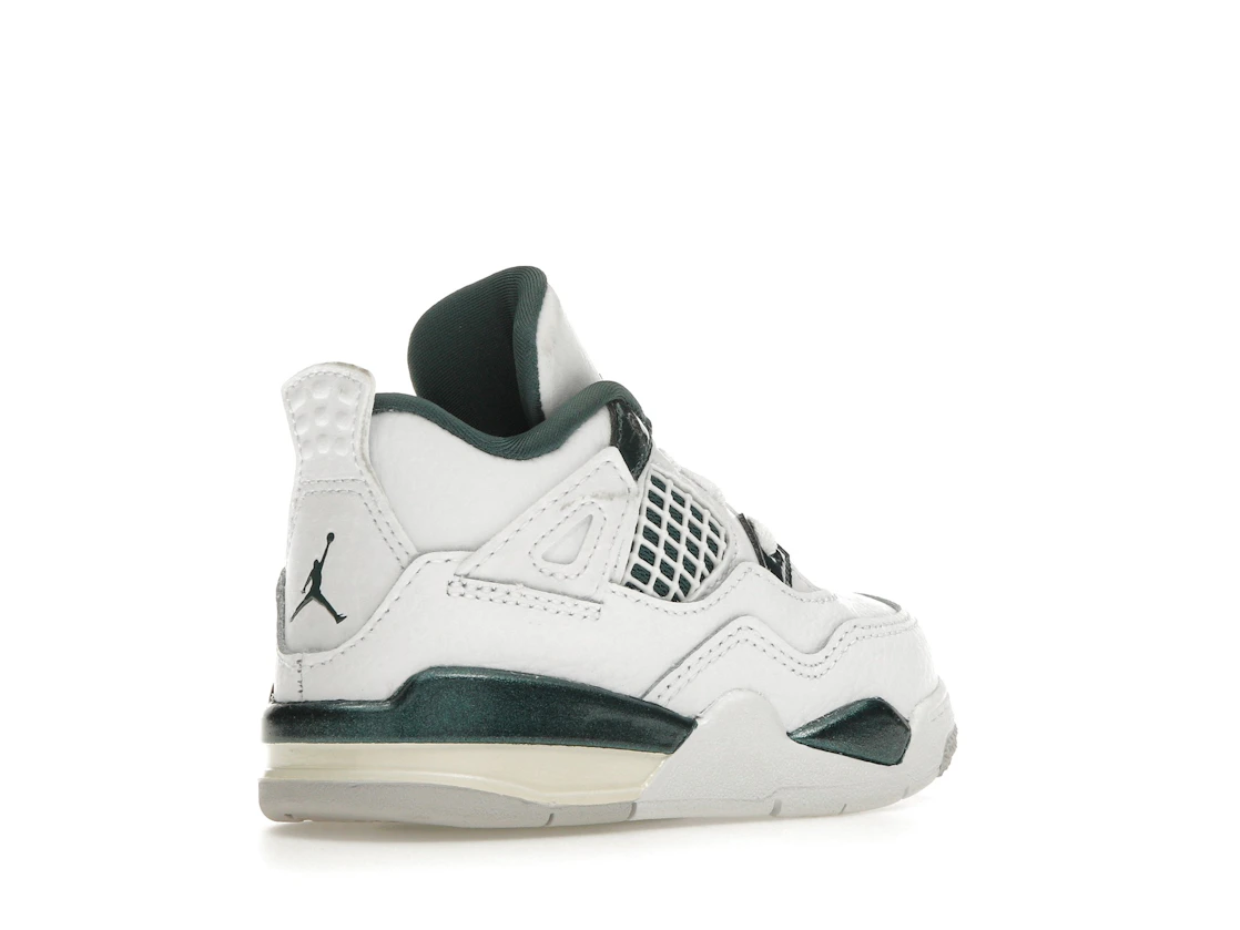 Vue 33 de Jordan 4 Retro Oxidized Green (TD)