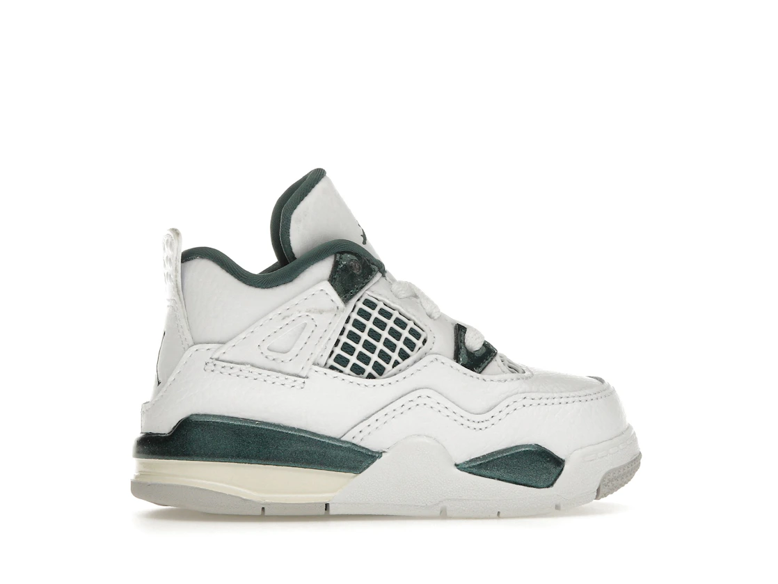 Vue 36 de Jordan 4 Retro Oxidized Green (TD)