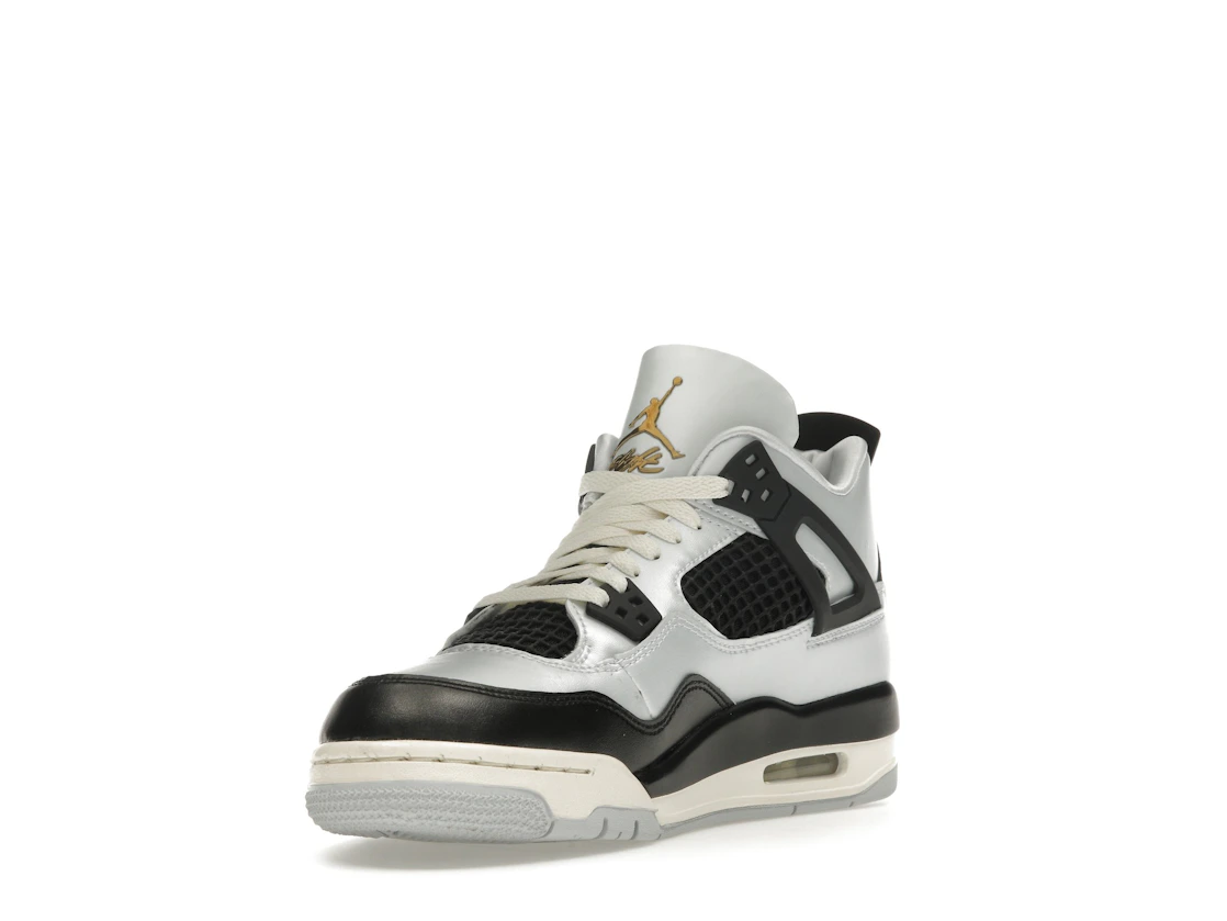 Vue 14 de Jordan 4 Retro Platinum Gold (GS)