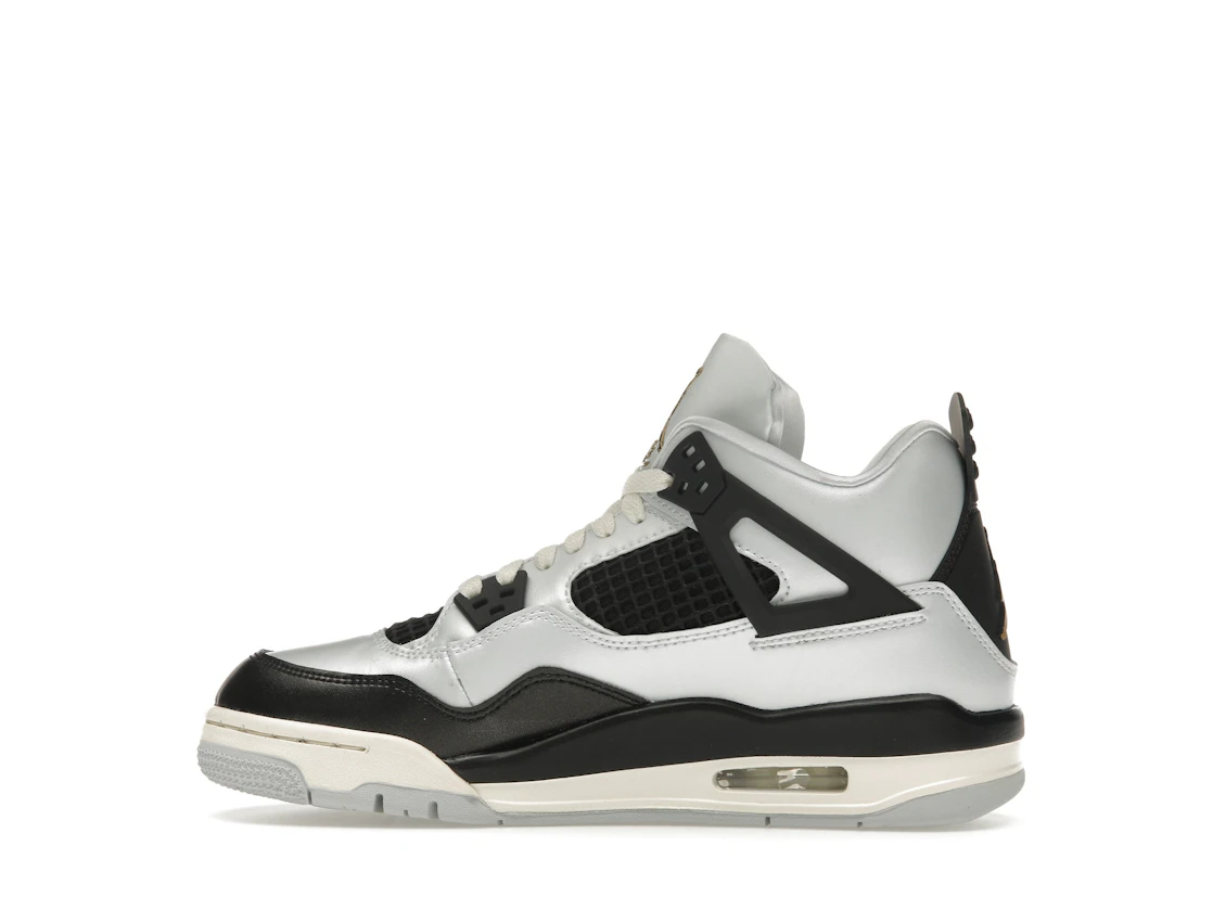 Vue 20 de Jordan 4 Retro Platinum Gold (GS)