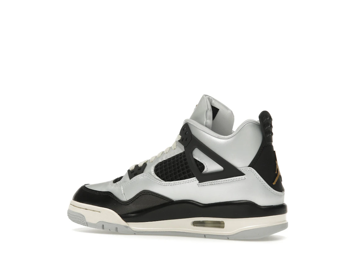 Vue 22 de Jordan 4 Retro Platinum Gold (GS)