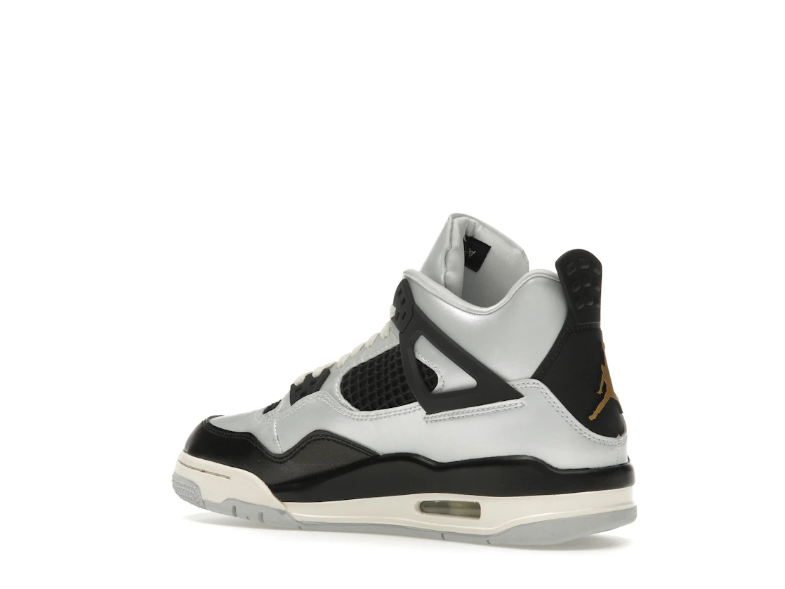 Vue 23 de Jordan 4 Retro Platinum Gold (GS)