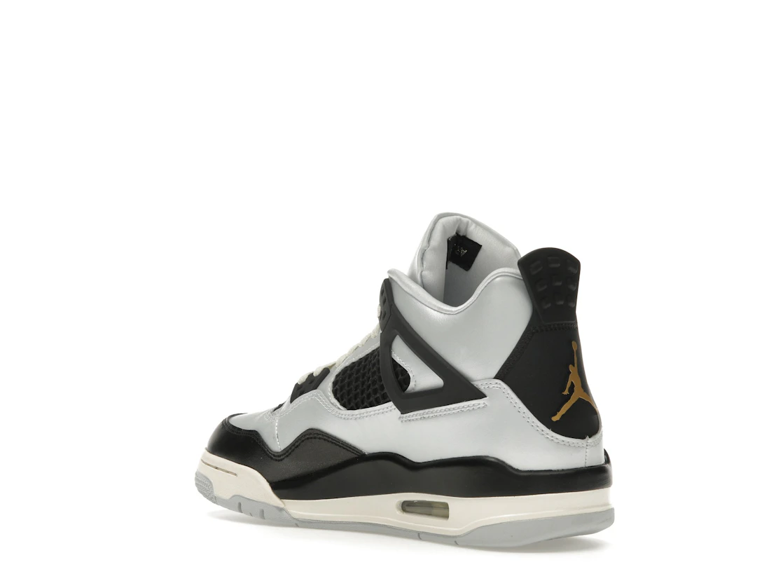 Vue 24 de Jordan 4 Retro Platinum Gold (GS)
