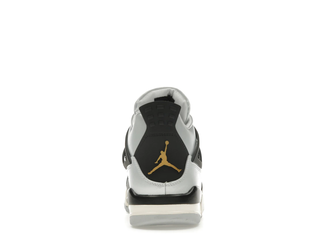 Vue 28 de Jordan 4 Retro Platinum Gold (GS)