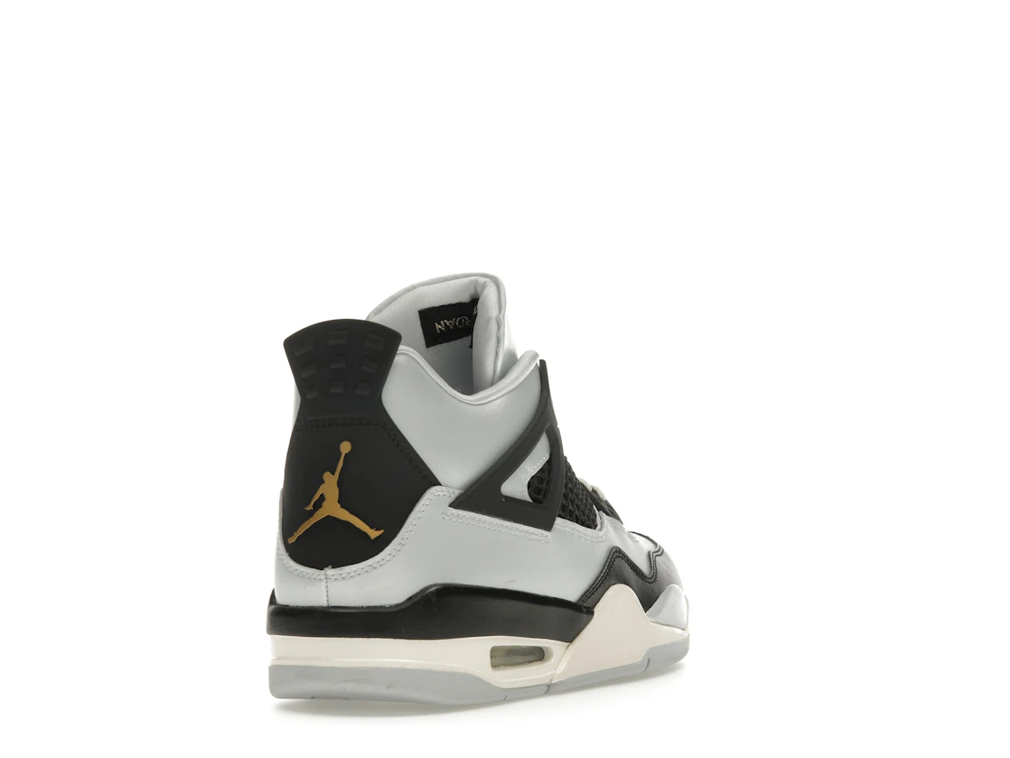 Vue 31 de Jordan 4 Retro Platinum Gold (GS)