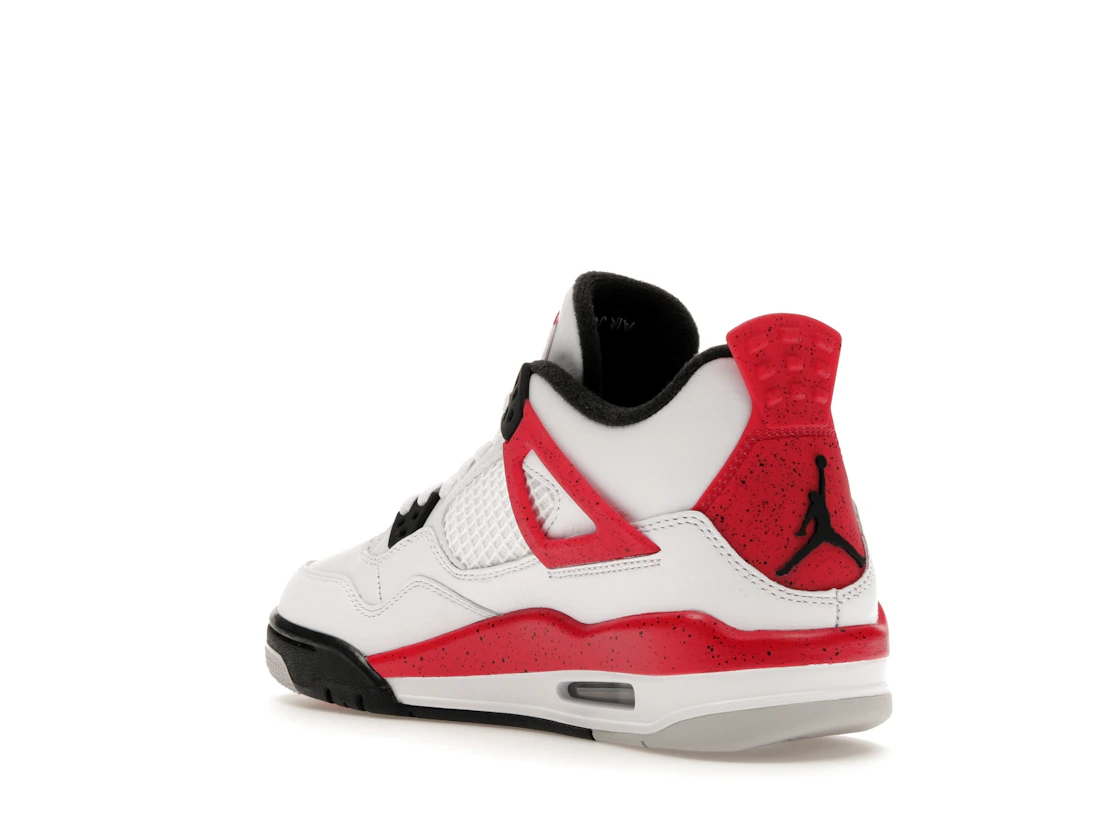 Vue 24 de Jordan 4 Retro Red Cement (GS)