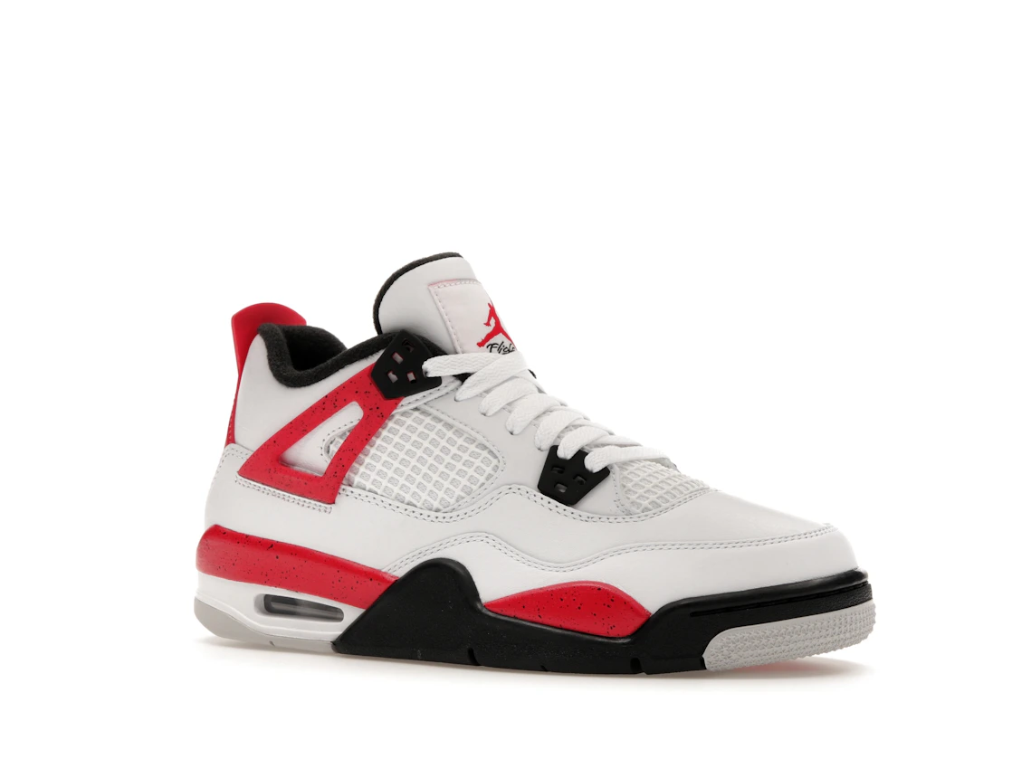 Vue 4 de Jordan 4 Retro Red Cement (GS)