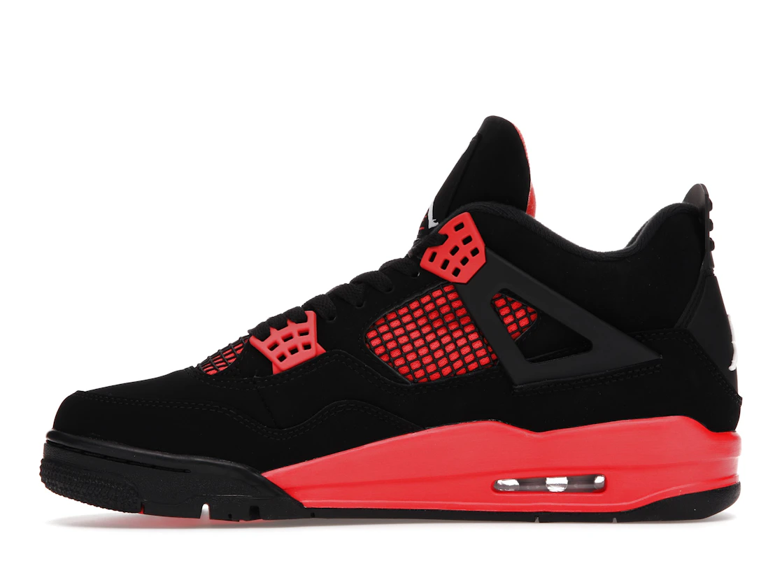 Vue 19 de Jordan 4 Retro Red Thunder