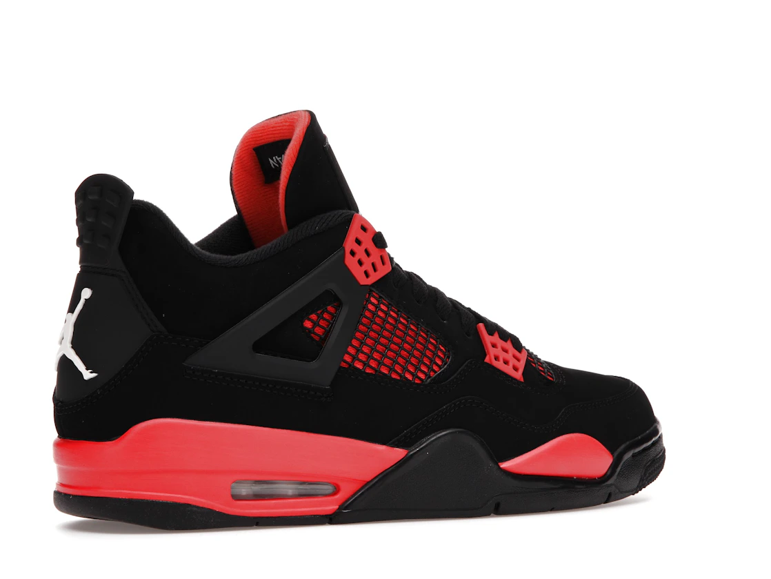 Vue 34 de Jordan 4 Retro Red Thunder