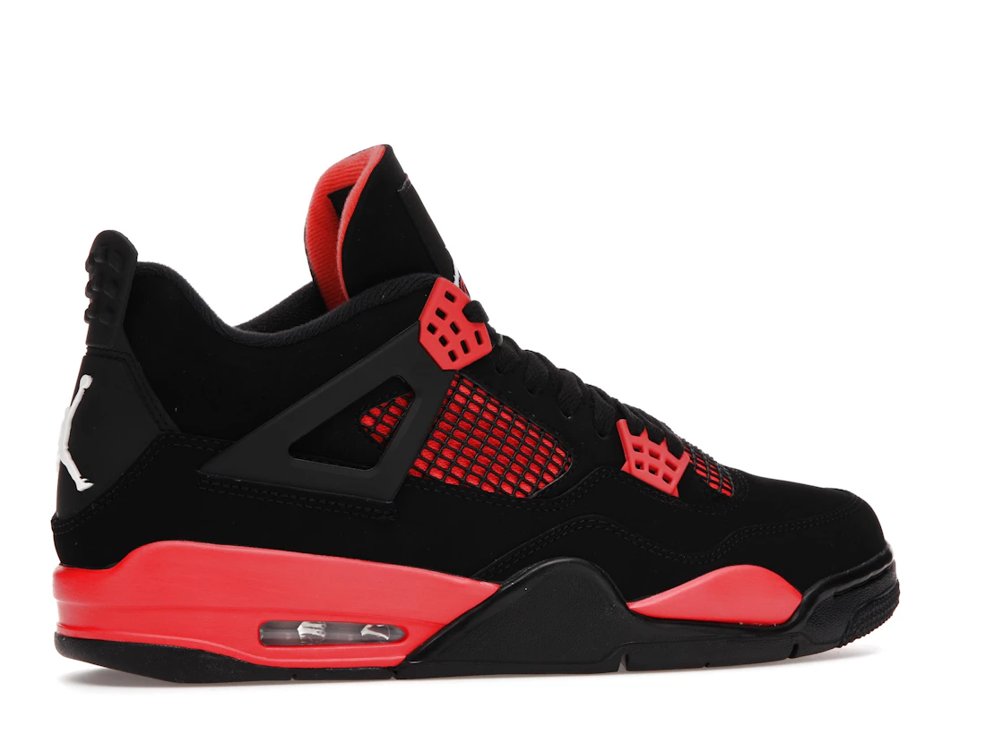 Vue 35 de Jordan 4 Retro Red Thunder