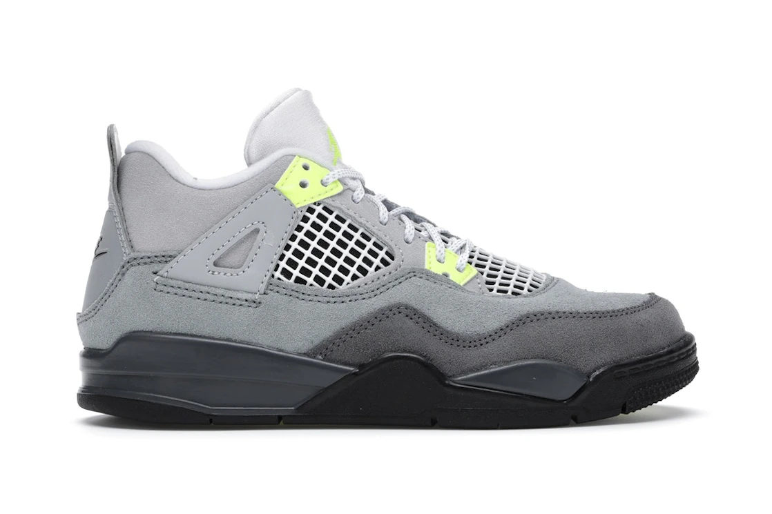 Vue 1 de Jordan 4 Retro SE 95 Neon (PS)