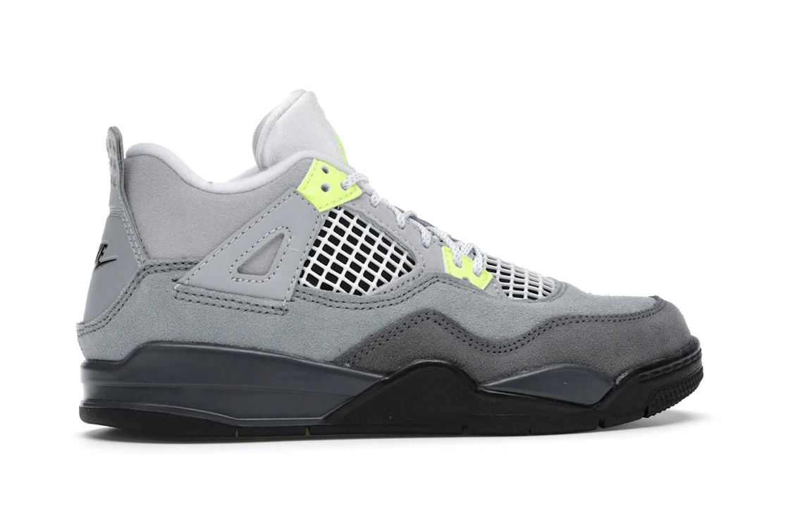 Vue 36 de Jordan 4 Retro SE 95 Neon (PS)
