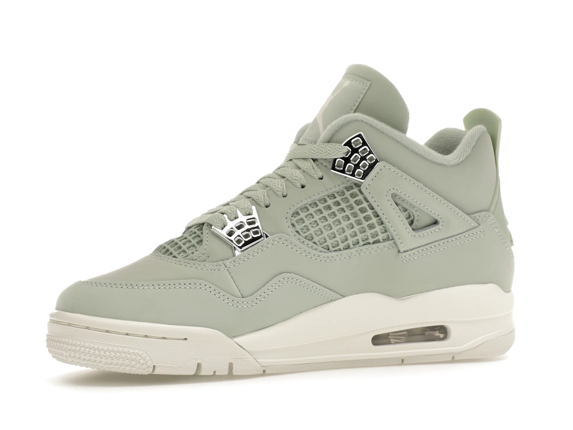 Vue 17 de Jordan 4 Retro Seafoam Sail 
