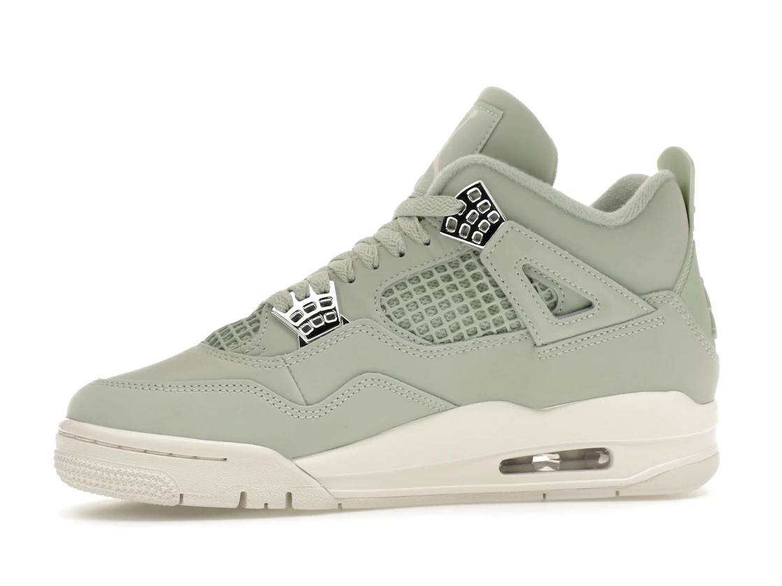Vue 18 de Jordan 4 Retro Seafoam Sail 