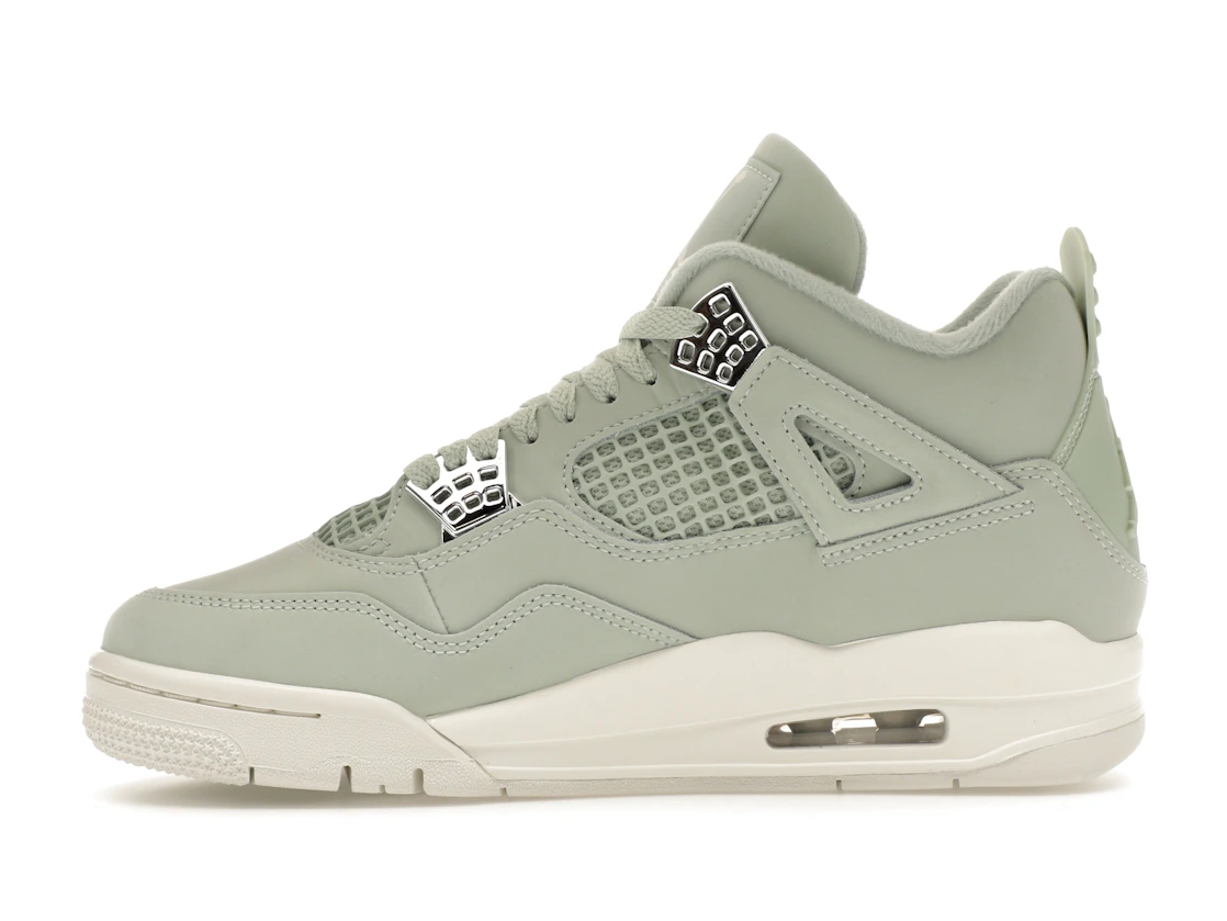 Vue 19 de Jordan 4 Retro Seafoam Sail 