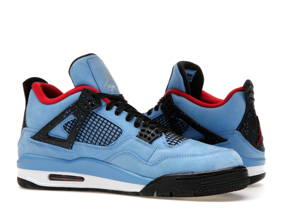 Vue 21 de Jordan 4 Retro Travis Scott Cactus Jack