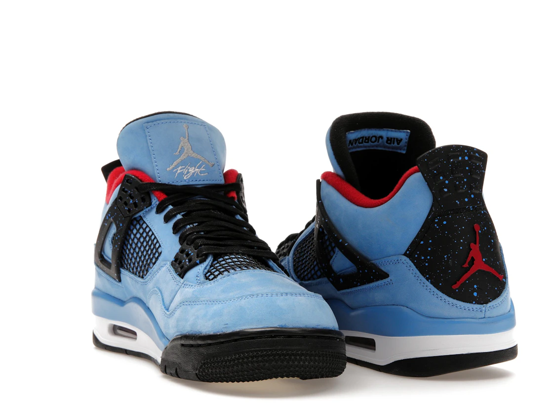 Vue 25 de Jordan 4 Retro Travis Scott Cactus Jack