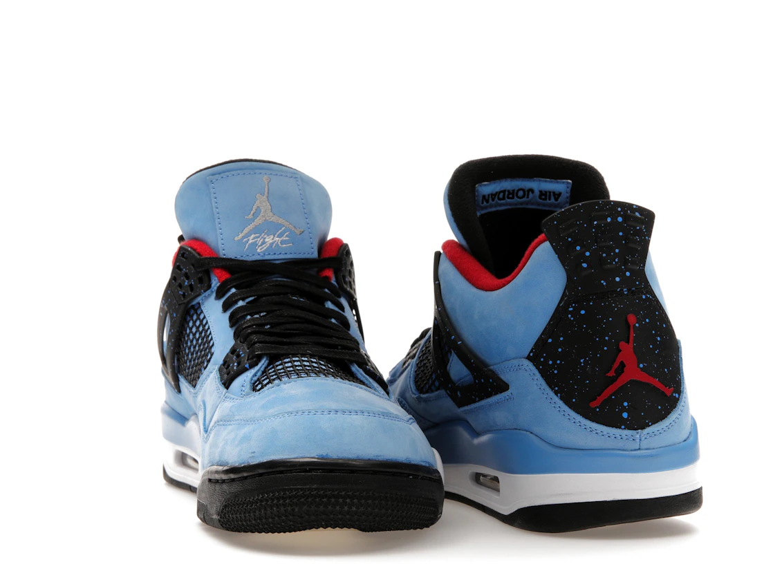 Vue 26 de Jordan 4 Retro Travis Scott Cactus Jack
