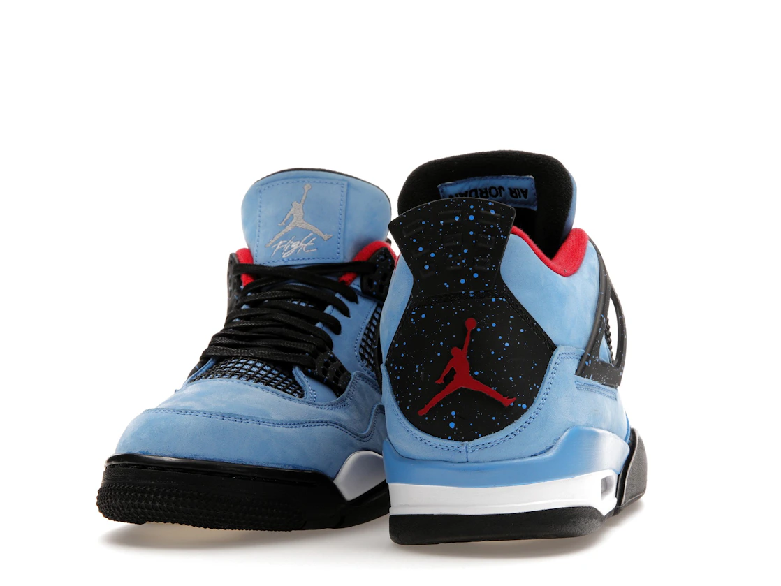 Vue 29 de Jordan 4 Retro Travis Scott Cactus Jack