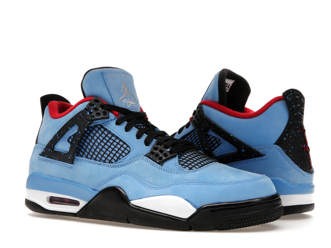 Vue 4 de Jordan 4 Retro Travis Scott Cactus Jack
