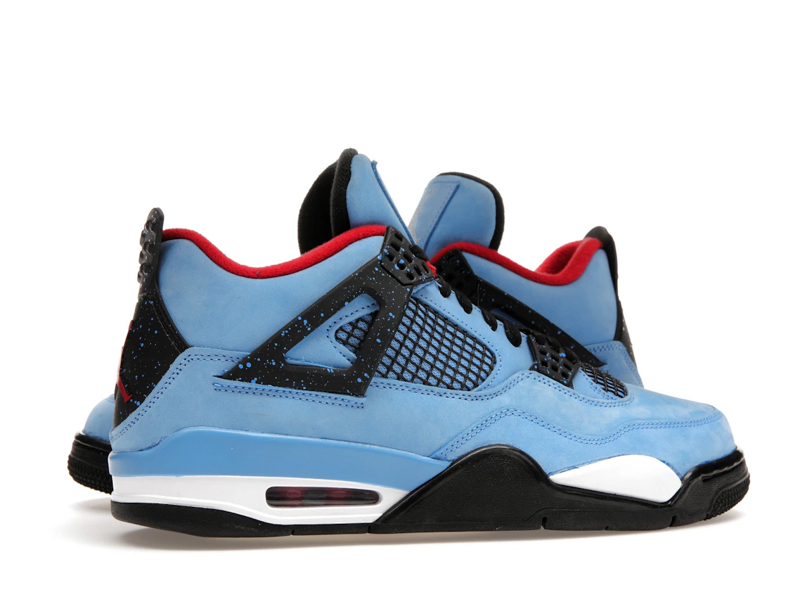Vue 35 de Jordan 4 Retro Travis Scott Cactus Jack