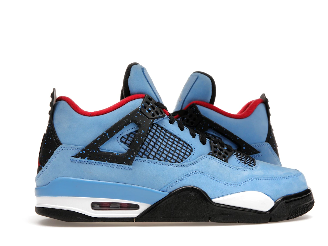 Vue 36 de Jordan 4 Retro Travis Scott Cactus Jack