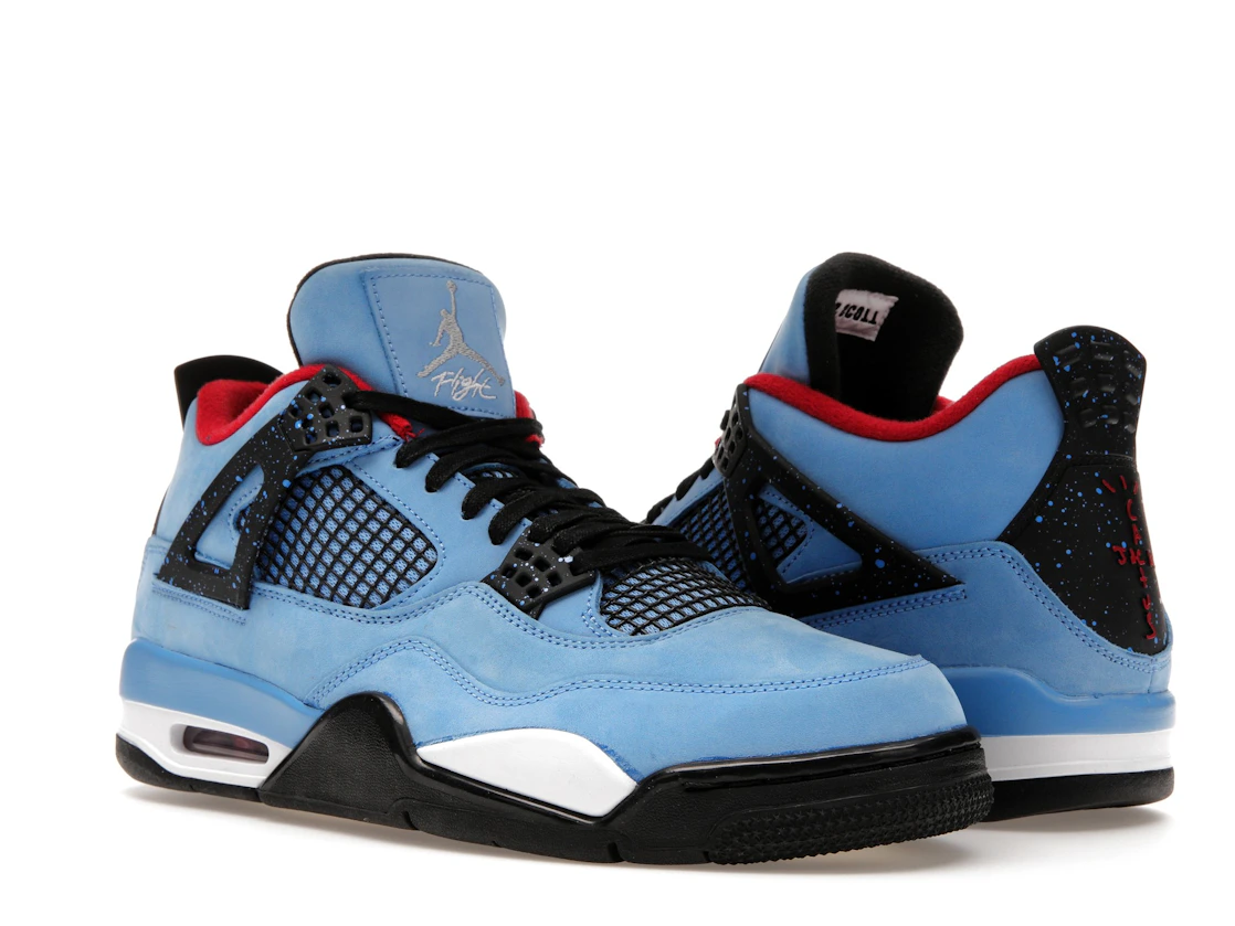 Vue 5 de Jordan 4 Retro Travis Scott Cactus Jack