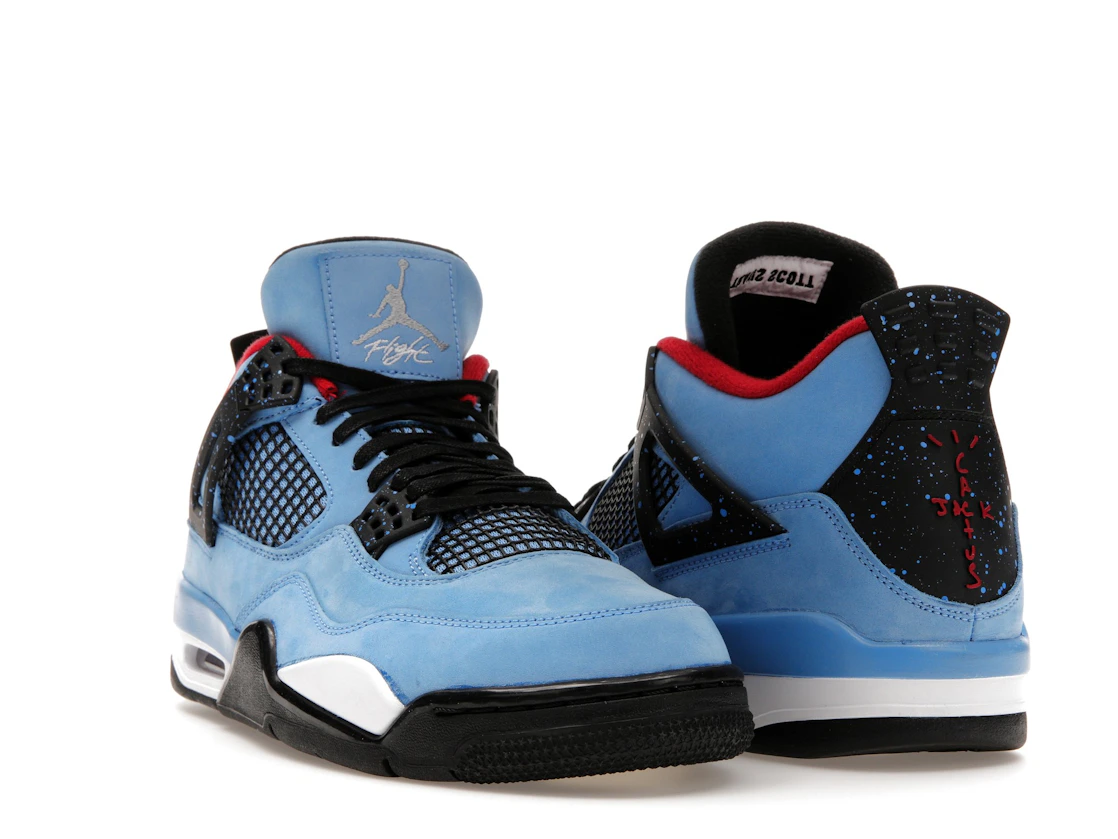 Vue 7 de Jordan 4 Retro Travis Scott Cactus Jack