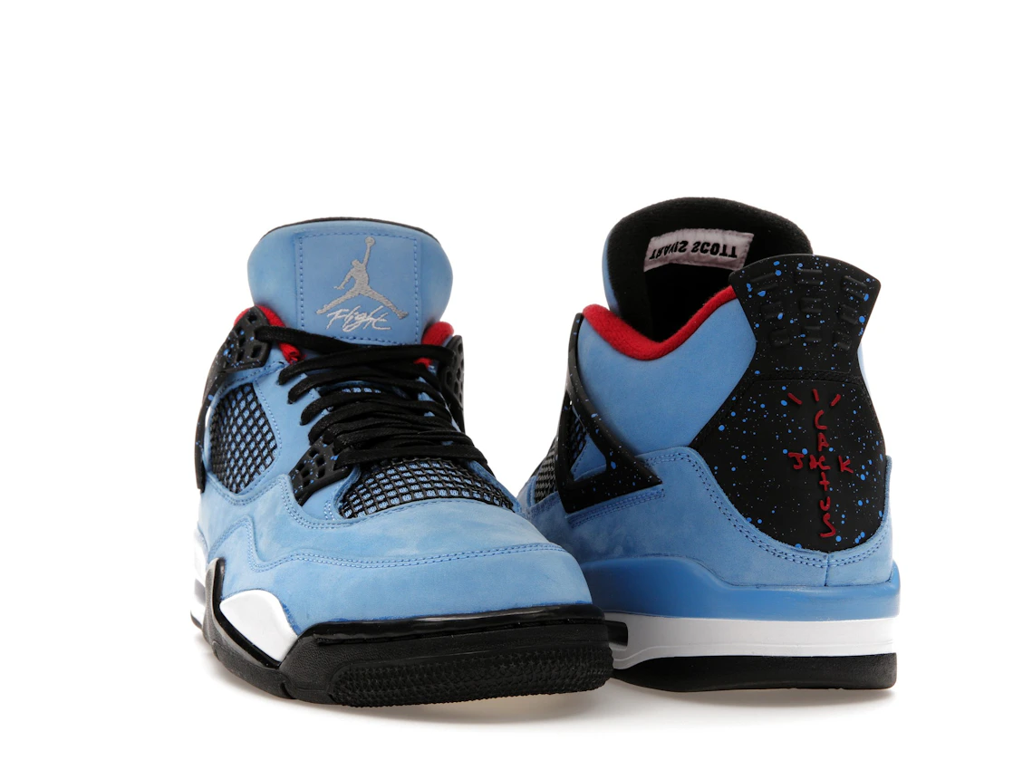Vue 8 de Jordan 4 Retro Travis Scott Cactus Jack