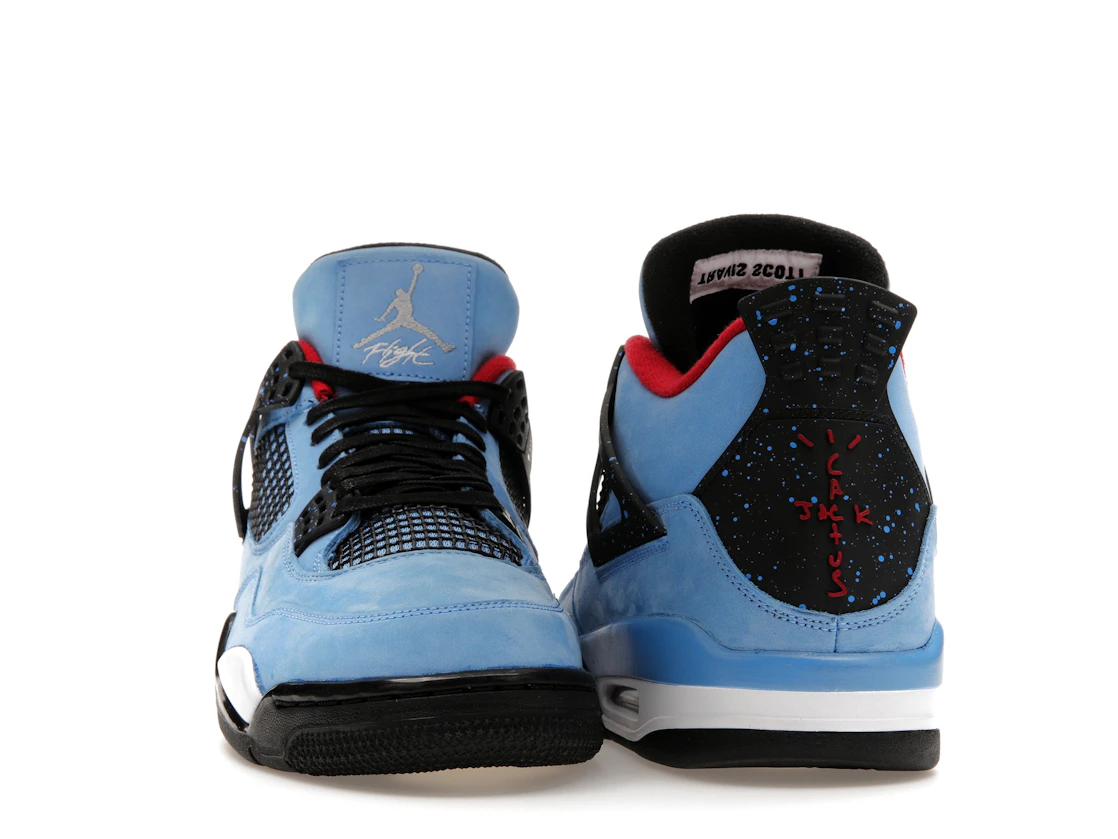 Vue 9 de Jordan 4 Retro Travis Scott Cactus Jack