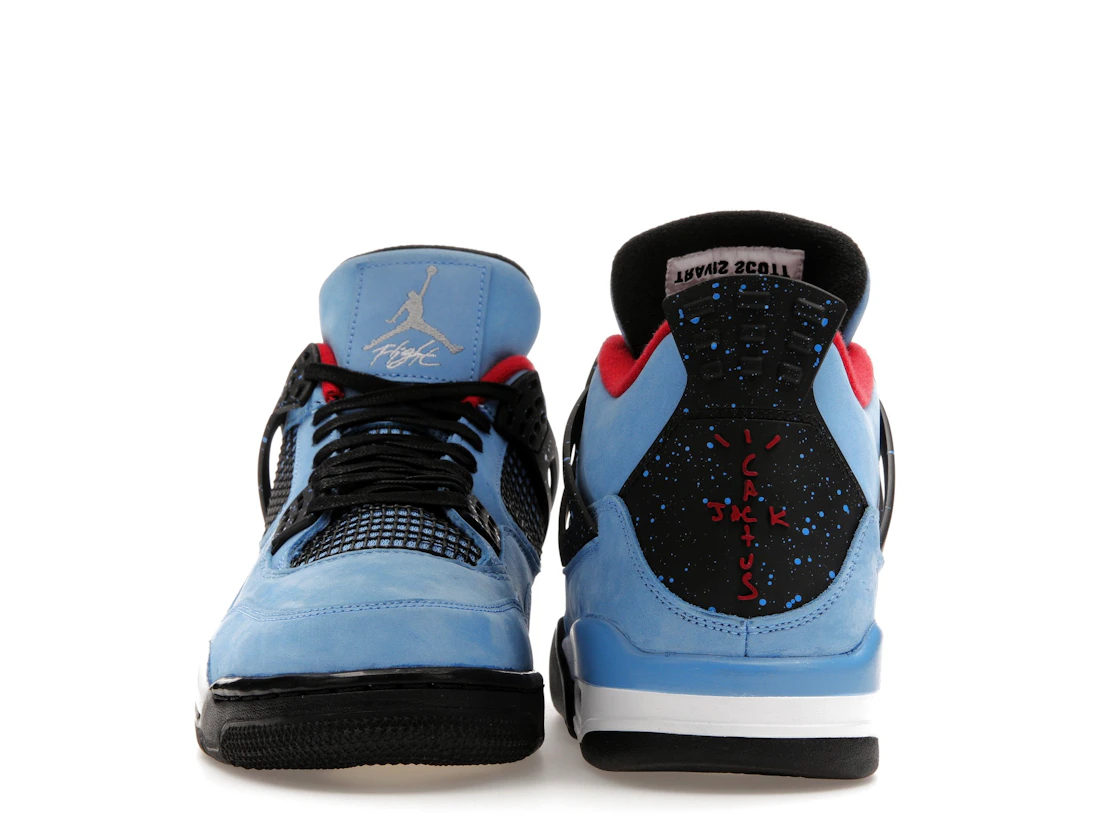 Vue 10 de Jordan 4 Retro Travis Scott Cactus Jack