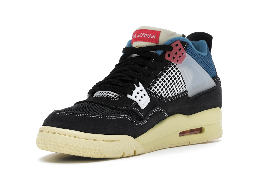 Vue 14 de Jordan 4 Retro Union Off Noir