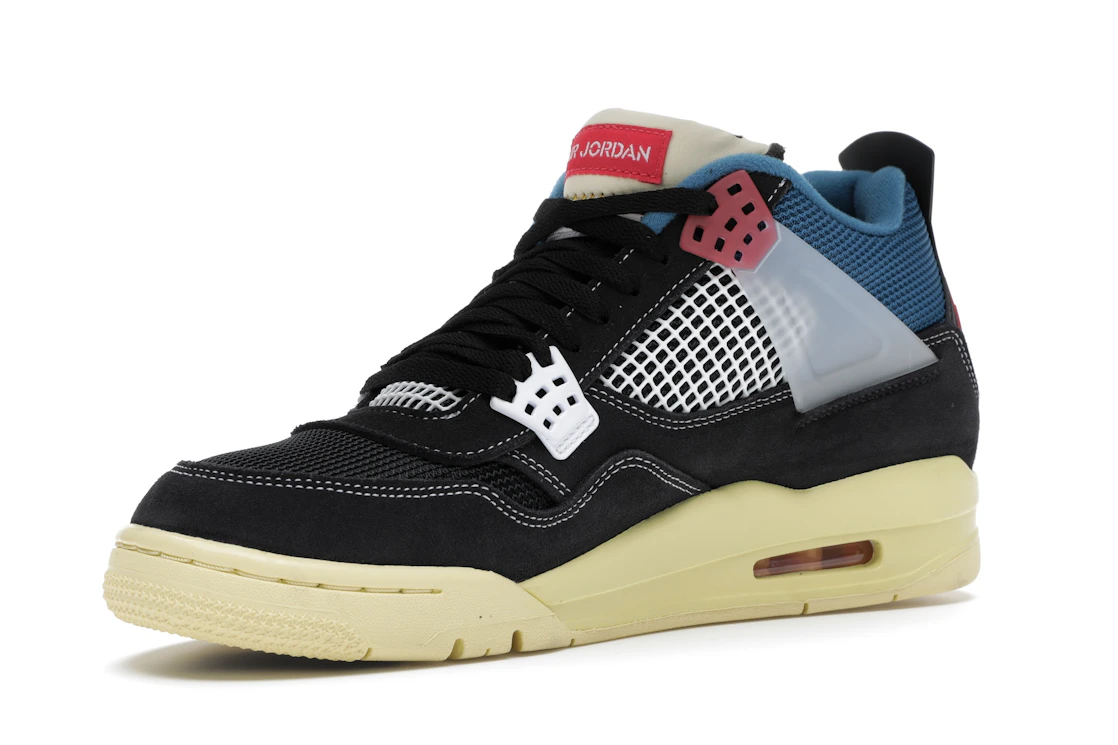 Vue 15 de Jordan 4 Retro Union Off Noir