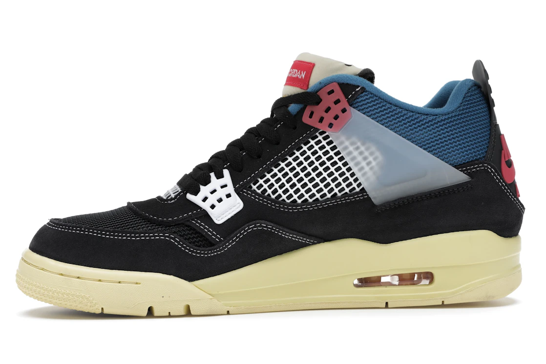 Vue 18 de Jordan 4 Retro Union Off Noir
