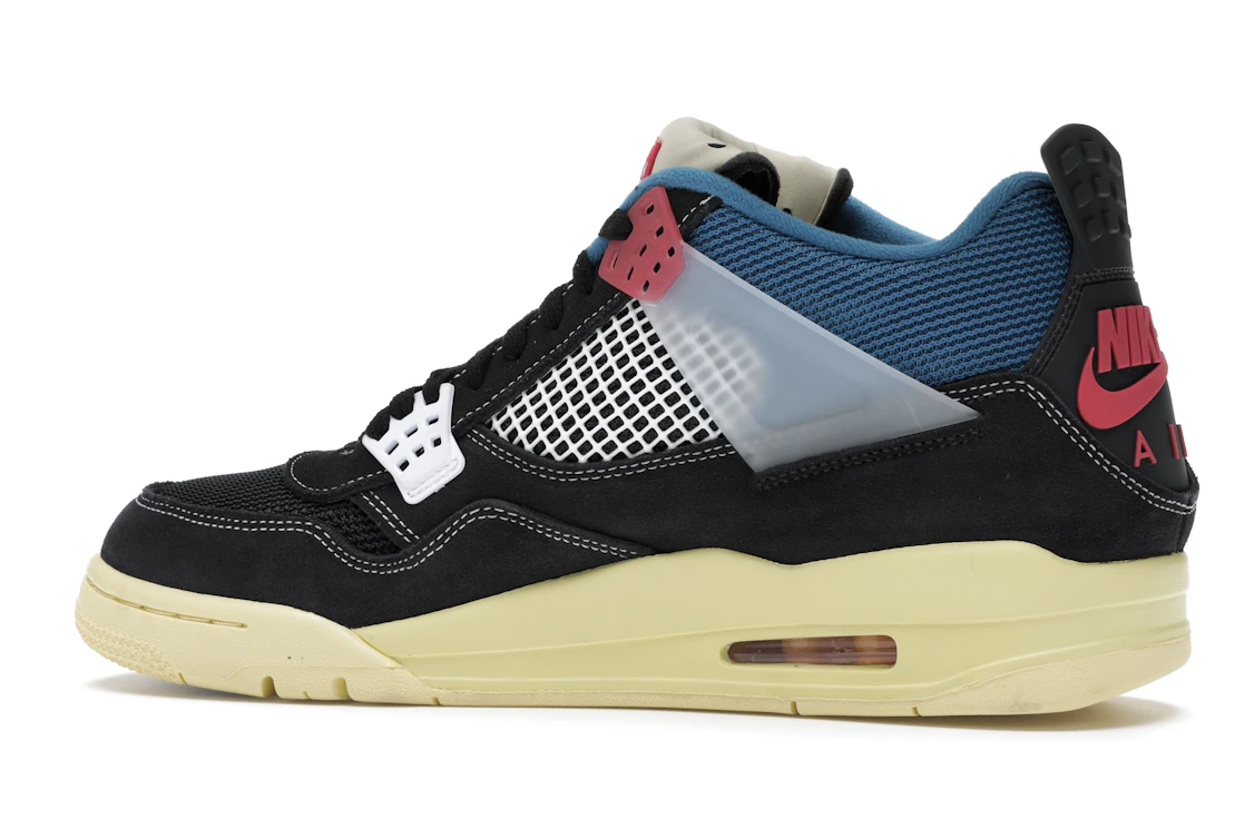 Vue 21 de Jordan 4 Retro Union Off Noir
