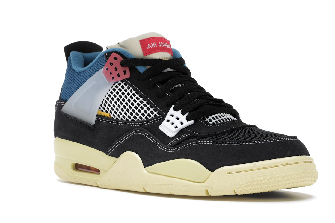 Vue 5 de Jordan 4 Retro Union Off Noir