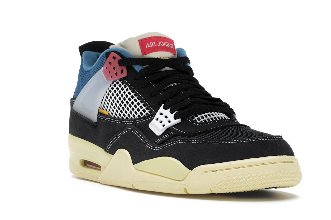Vue 6 de Jordan 4 Retro Union Off Noir