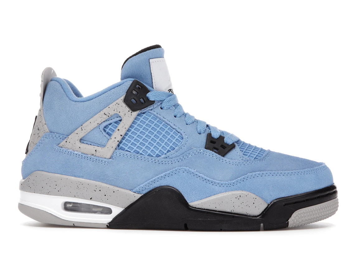 Vue 2 de Jordan 4 Retro University Blue (GS)