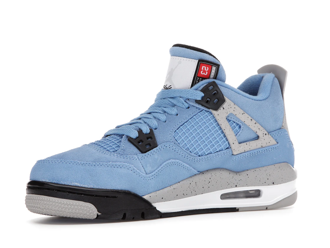 Vue 16 de Jordan 4 Retro University Blue (GS)