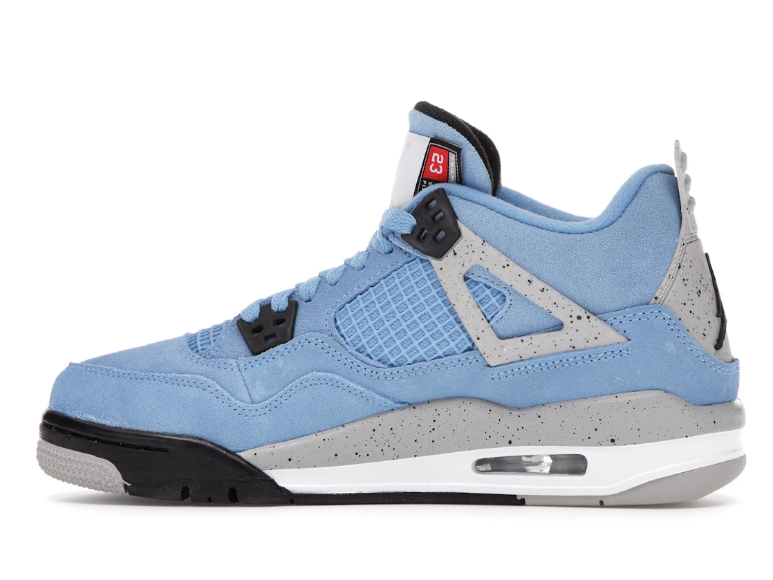 Vue 20 de Jordan 4 Retro University Blue (GS)